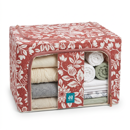 44L Foldable Clothes Storage Organizer Box with Window