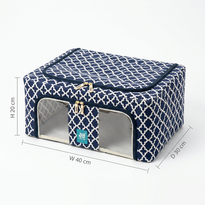 24L Foldable Clothes Storage Organizer Box with Window