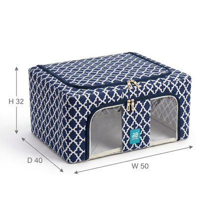 66L Foldable Clothes Storage Organizer Box with Window