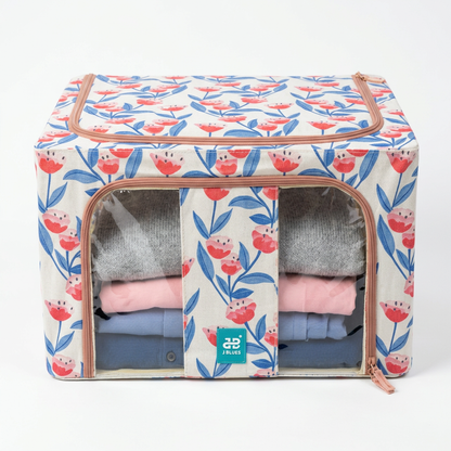 56L Foldable Clothes Storage Organizer Box with Window