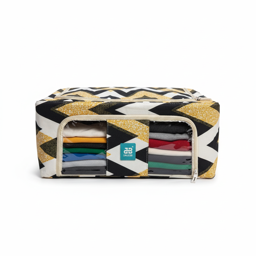 44L Foldable Clothes Storage Organizer Box with Window