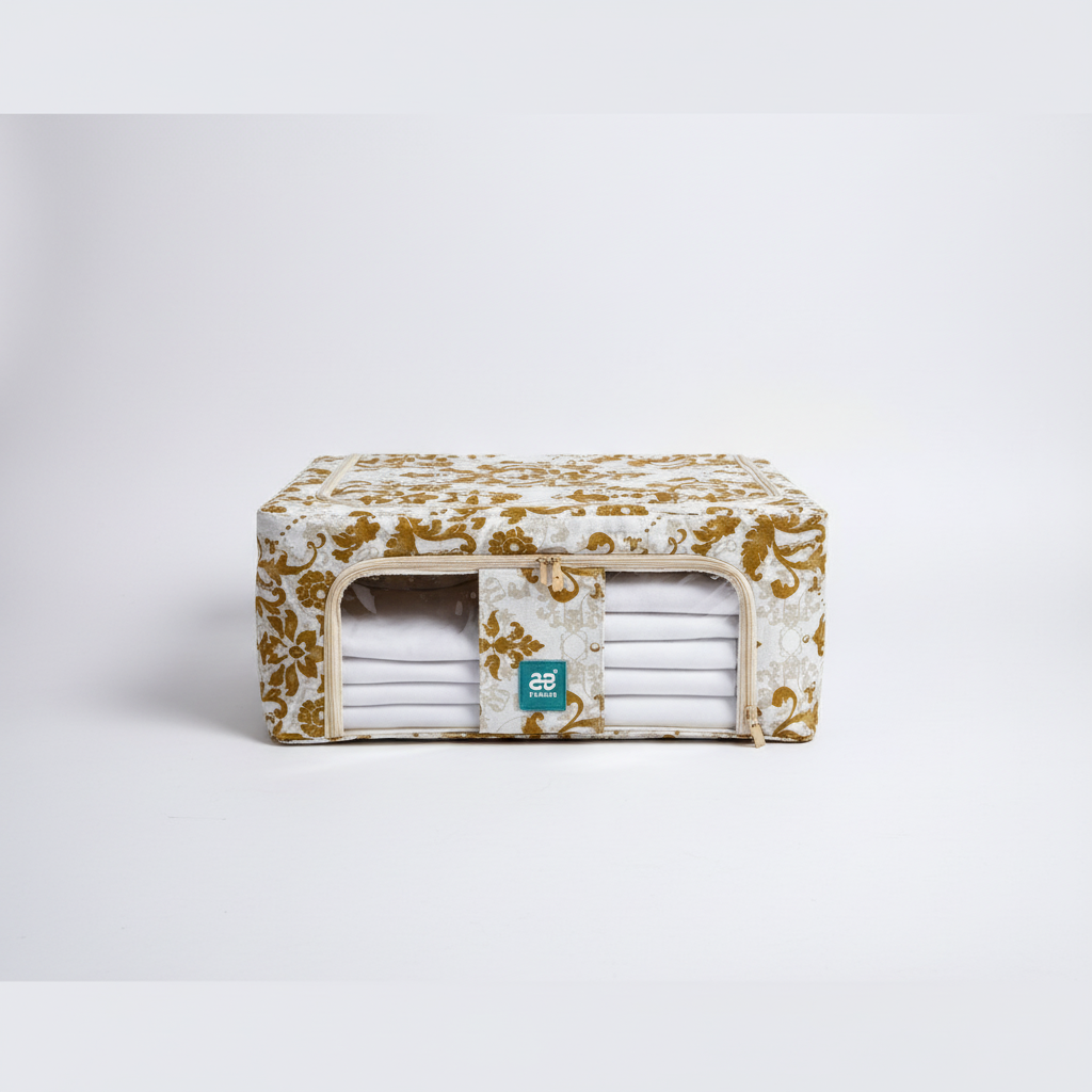 44L Foldable Clothes Storage Organizer Box with Window