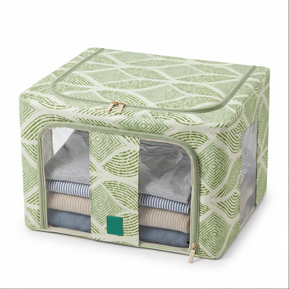 44L Foldable Clothes Storage Organizer Box with Window
