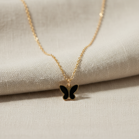 Butterfly Pendant Necklace for Women