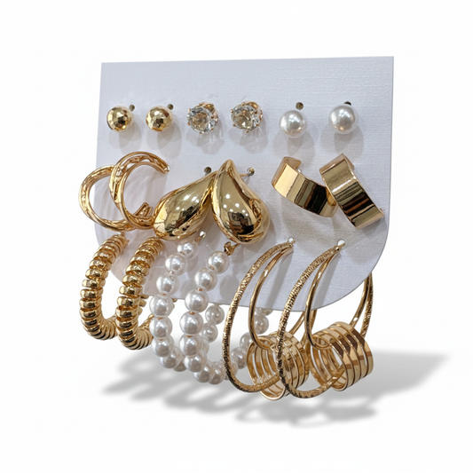 Multi Design Earring Set for Women (Set no.1)