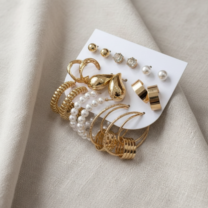 Multi Design Earring Set for Women (Set no.1)