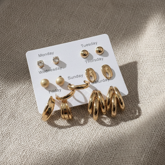 Multi Design Earring Set for Women (Set no.7)