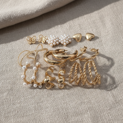 Multi Design Earring Set for Women (Set no.9)