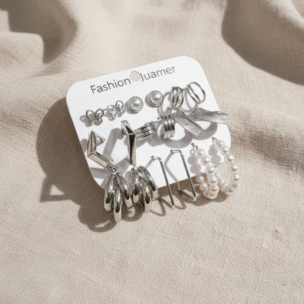 Multi Design Earring Set for Women (Set no.11)