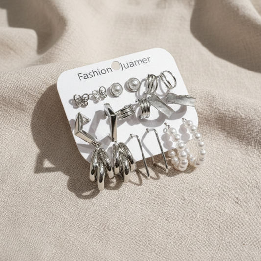 Multi Design Earring Set for Women (Set no.11)