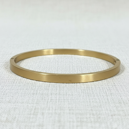 Minimal Gold Matte & Shine Bracelet for Women