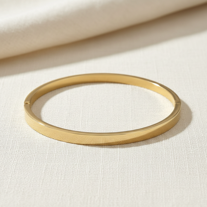 Minimal Gold Matte & Shine Bracelet for Women