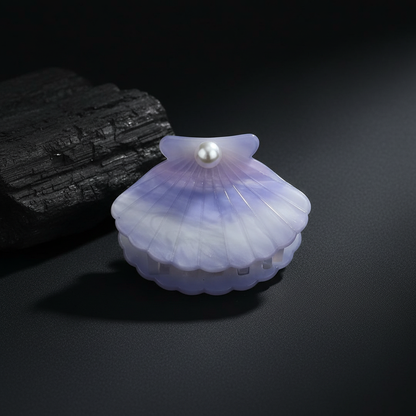 Pearl Shell Hair Claw Clip for Women