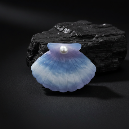 Pearl Shell Hair Claw Clip for Women