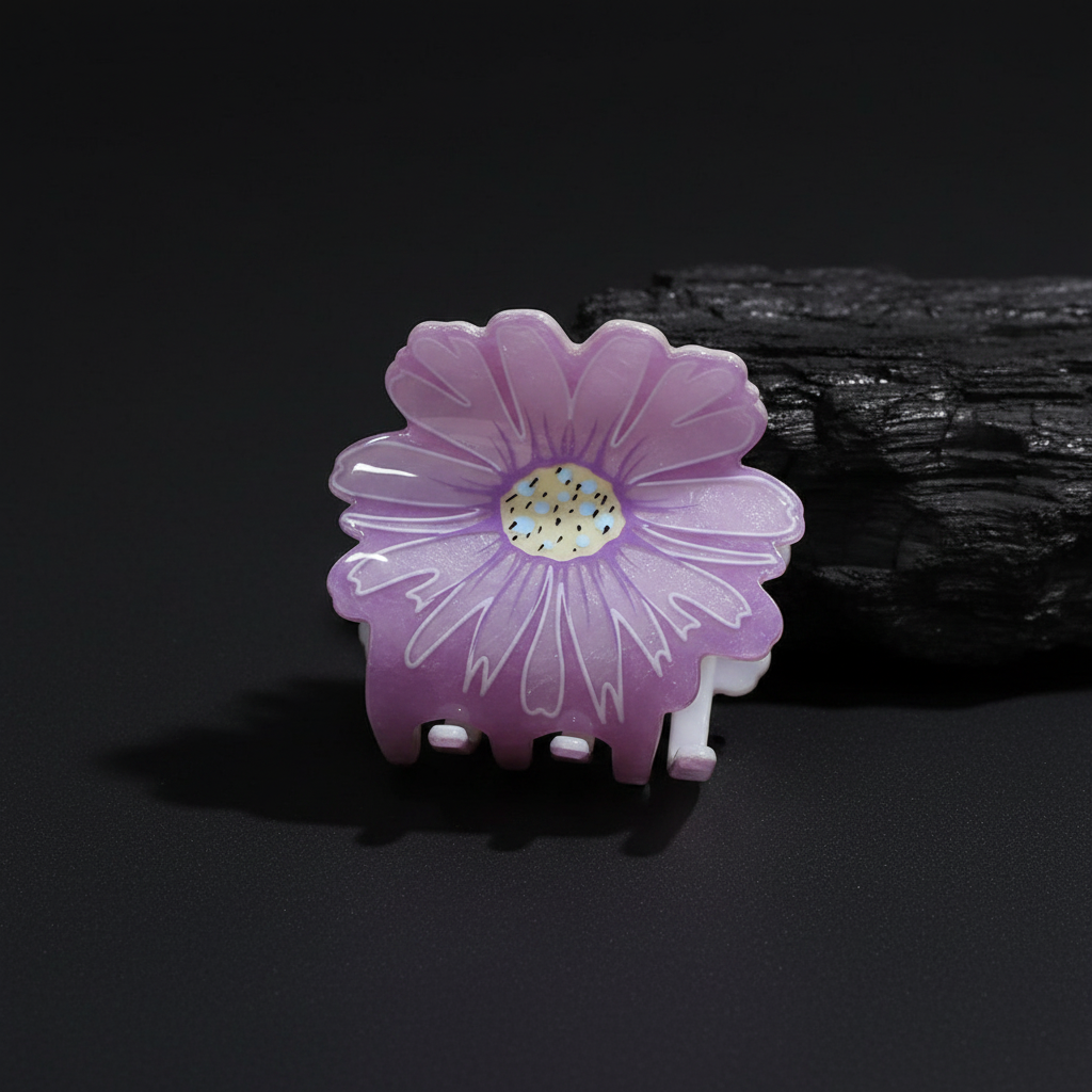Daisy Flower Hair Claw Clip for Women
