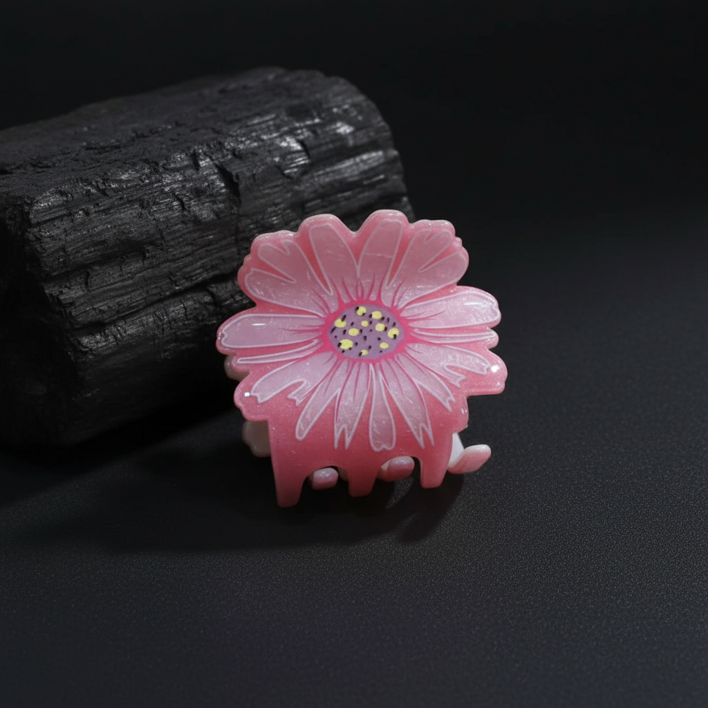 Daisy Flower Hair Claw Clip for Women
