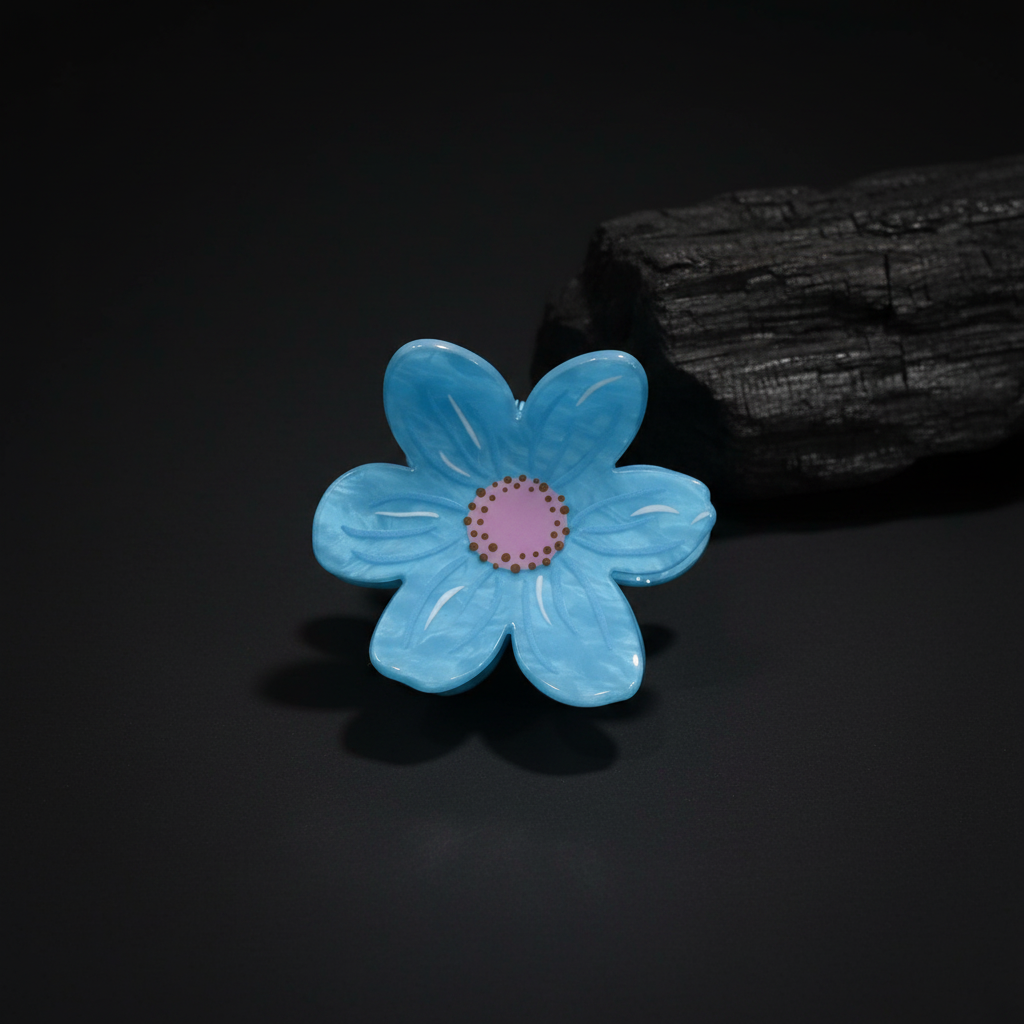 Pastel Flower Hair Claw Clip for Women