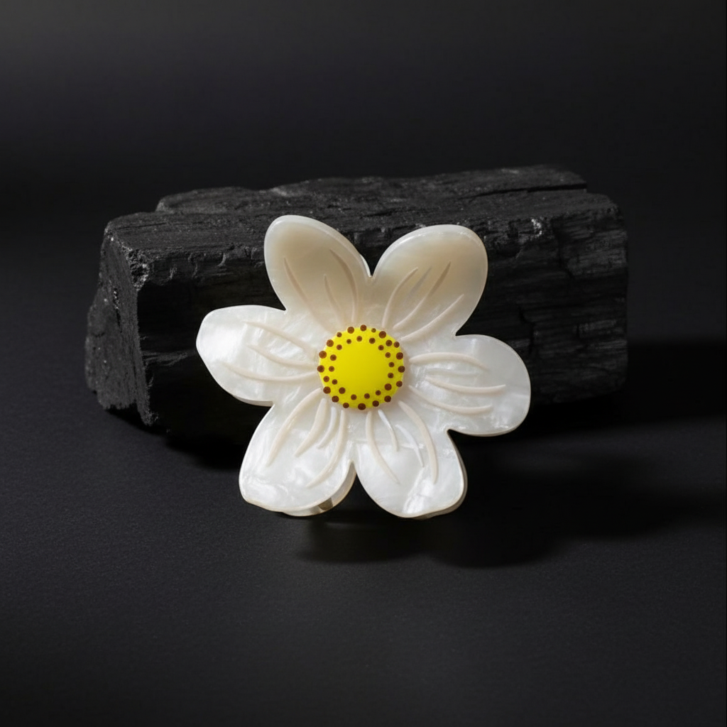 Pastel Flower Hair Claw Clip for Women
