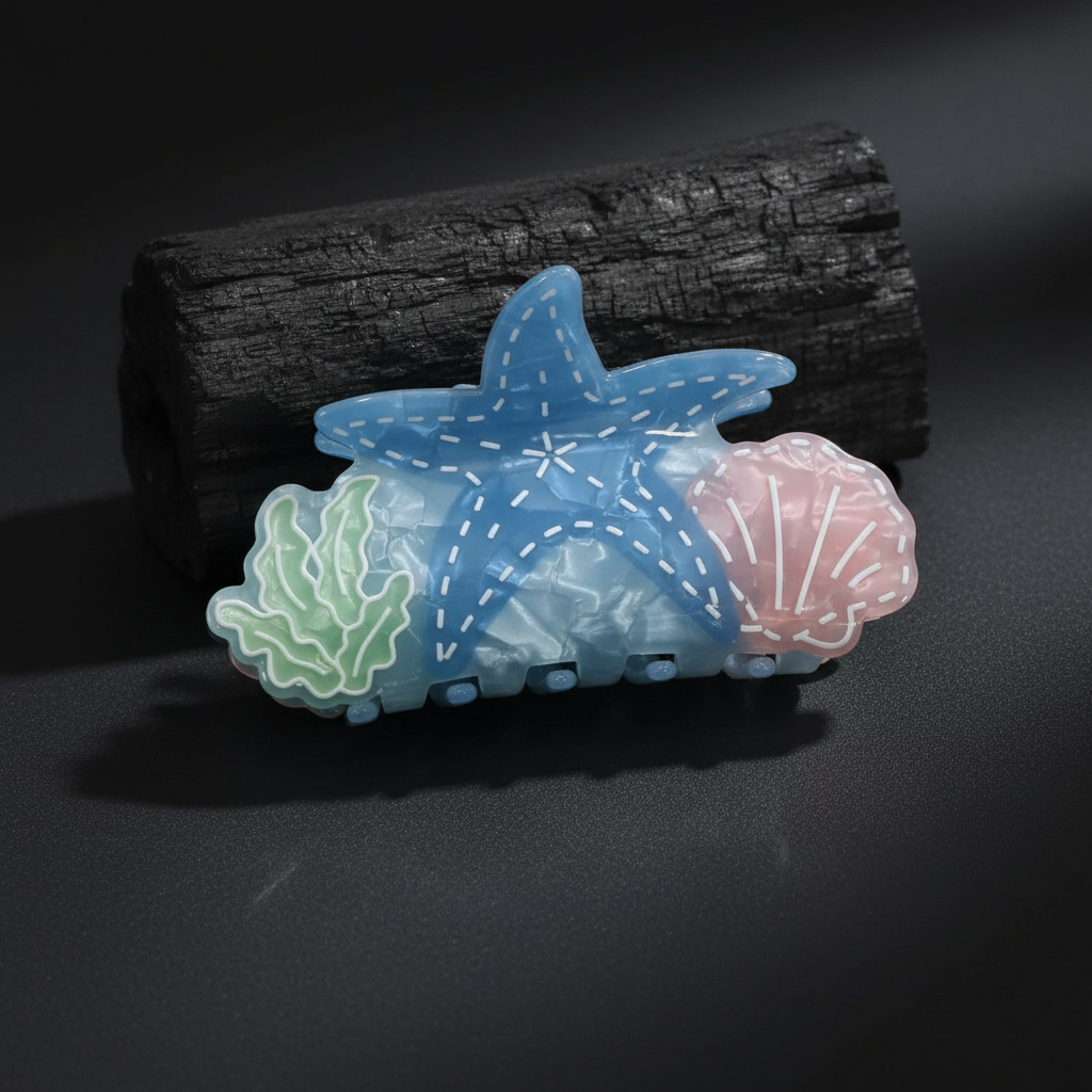 Ocean Starfish Hair Claw Clip