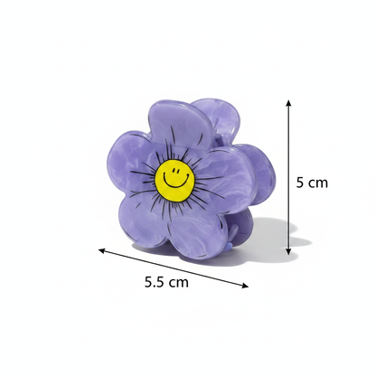 Cute Flower Hair Claw Clip for Girls