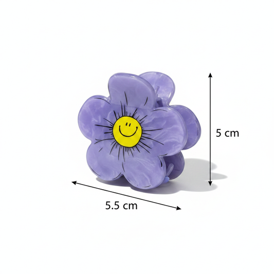 Cute Flower Hair Claw Clip for Girls