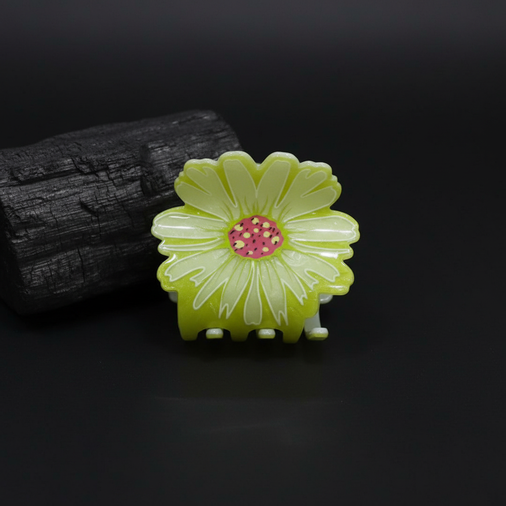 Daisy Flower Hair Claw Clip for Women
