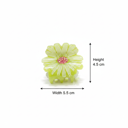 Daisy Flower Hair Claw Clip for Women