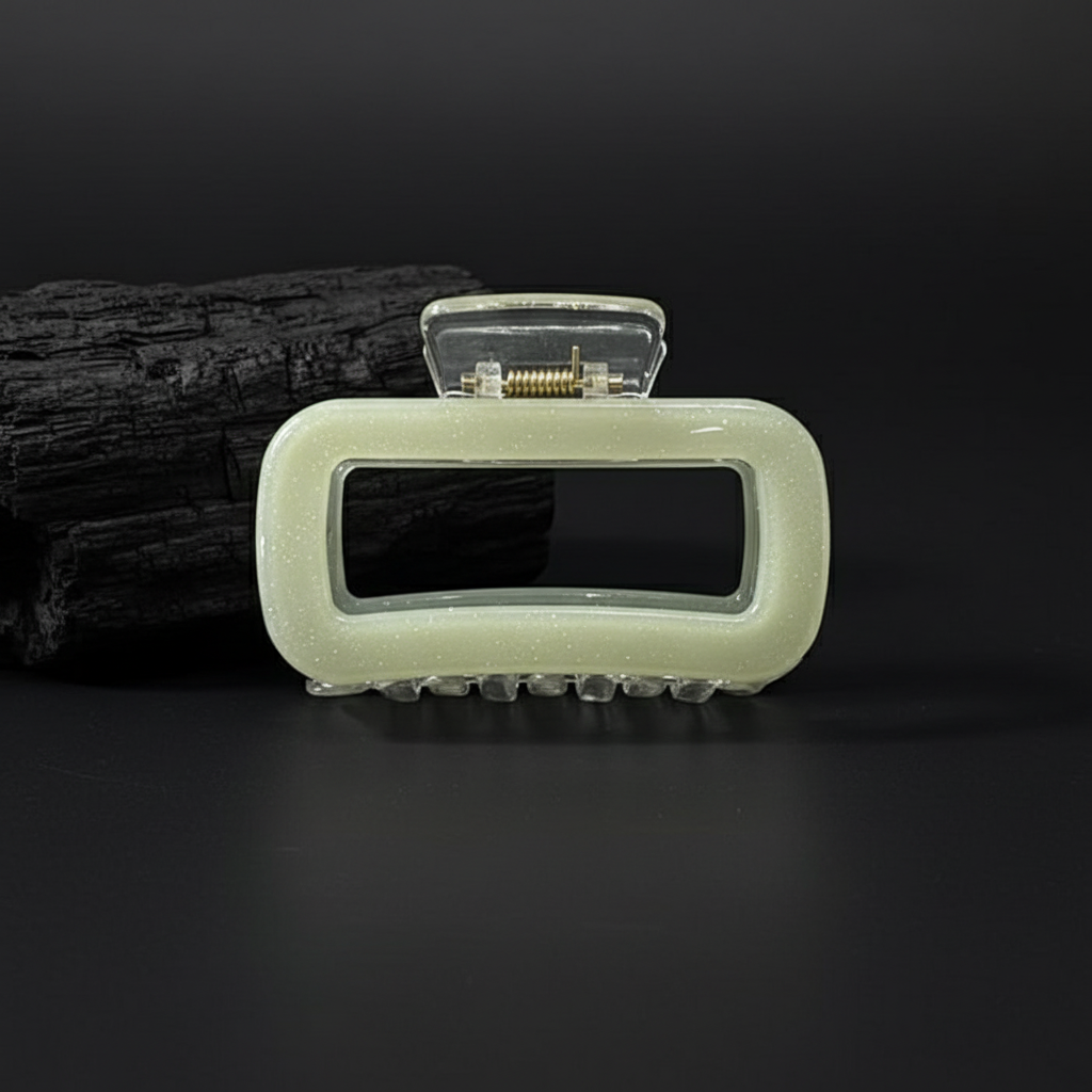 Aesthetic Rectangle Hollow Hair Claw Clip