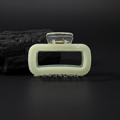 Aesthetic Rectangle Hollow Hair Claw Clip