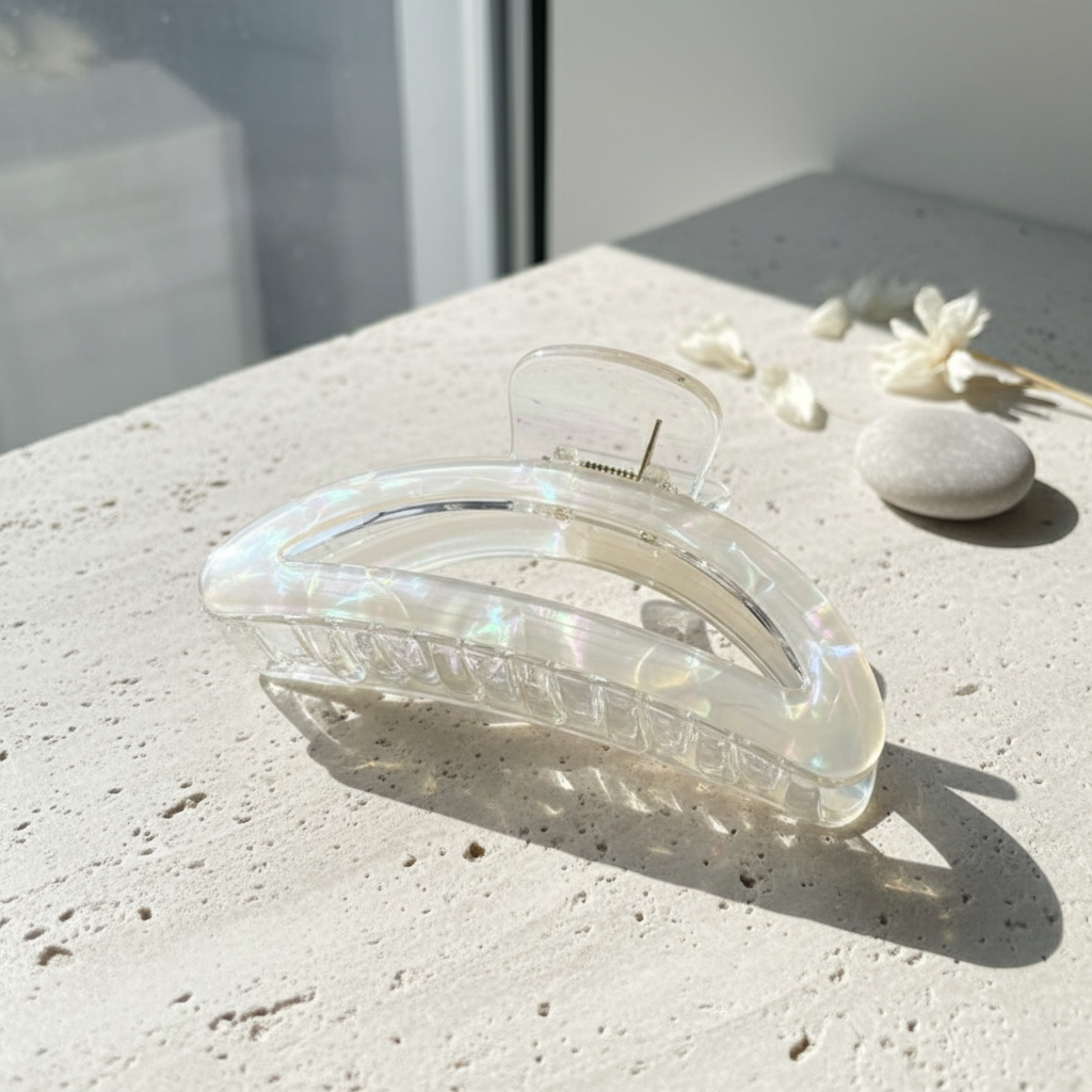 Aesthetic Curved Banana Hair Claw Clip