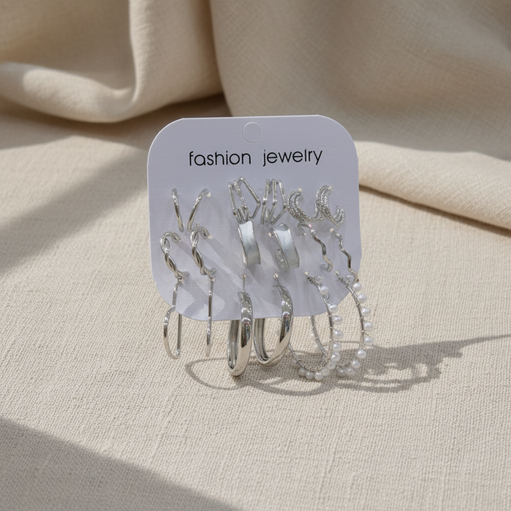 Multi Design Earring Set for Women (Set no.17)
