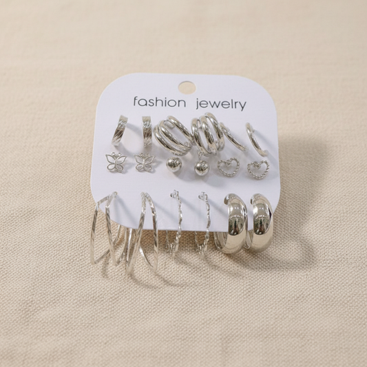 Multi Design Earring Set for Women (Set no.46)