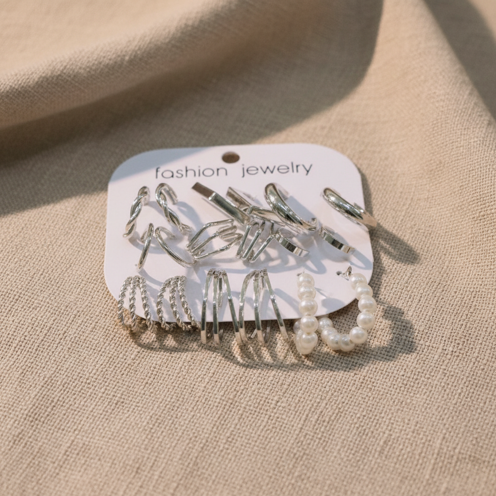Multi Design Earring Set for Women (Set no.36)