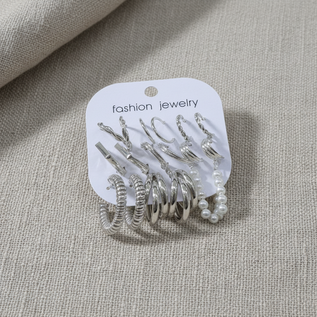 Multi Design Earring Set for Women (Set no.49)