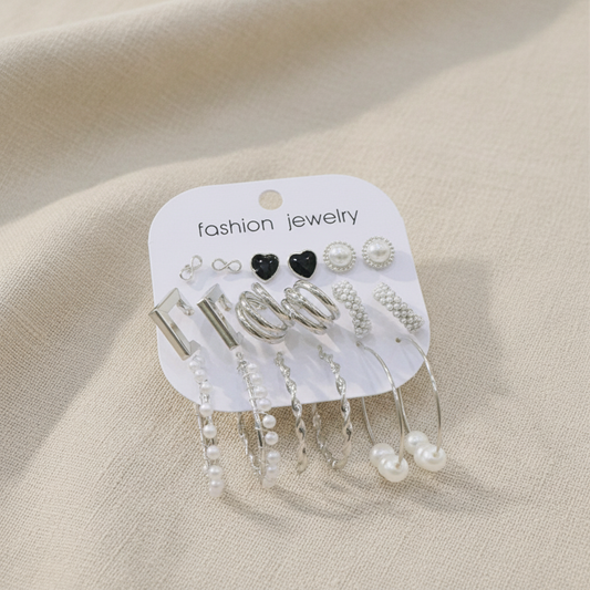 Multi Design Earring Set for Women (Set no.37)