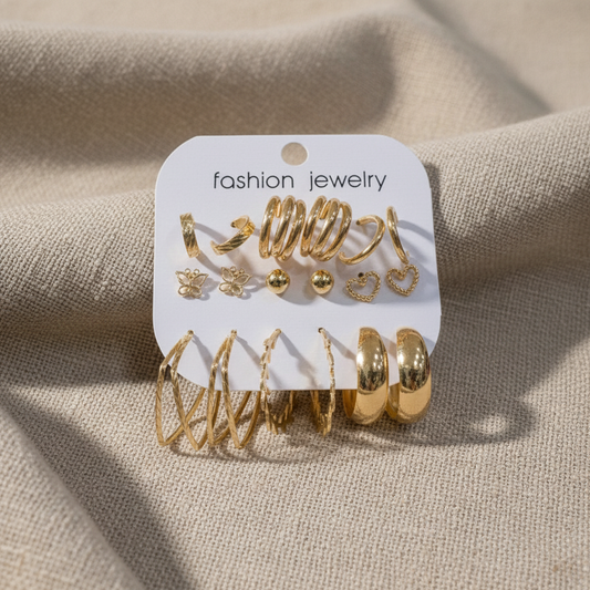 Multi Design Earring Set for Women (Set no.19)