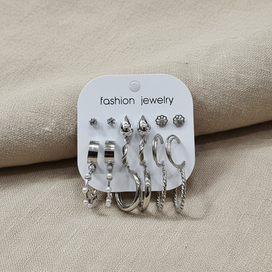 Multi Design Earring Set for Women (Set no.33)