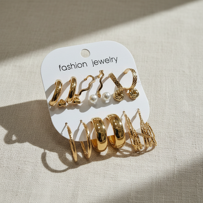 Multi Design Earring Set for Women (Set no.45)