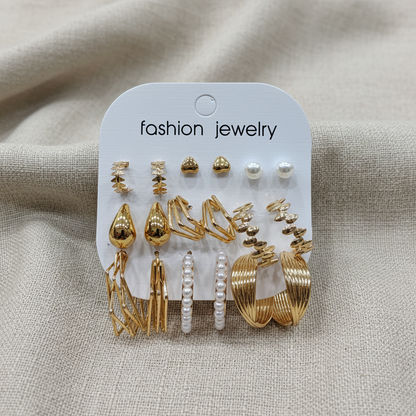 Multi Design Earring Set for Women (Set no.48)