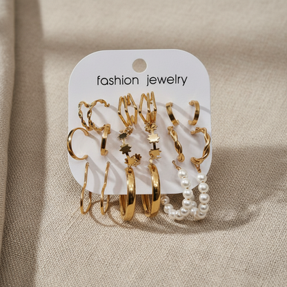 Multi Design Earring Set for Women (Set no.53)