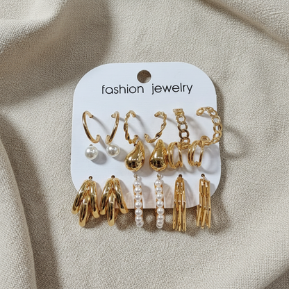 Multi Design Earring Set for Women (Set no.54)
