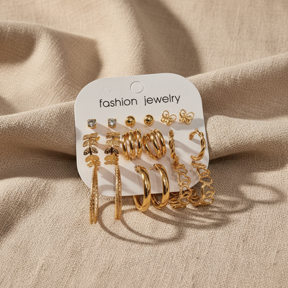 Multi Design Earring Set for Women (Set no.52)