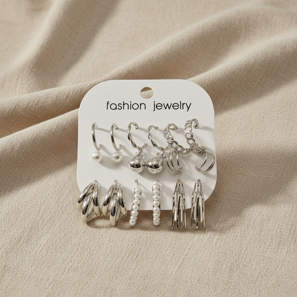 Multi Design Earring Set for Women (Set no.39)