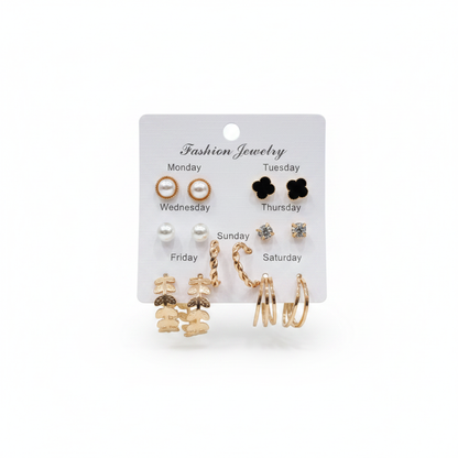 Multi Design Earring Set for Women (Set no.28)