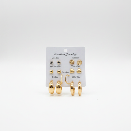 Multi Design Earring Set for Women (Set no.25)