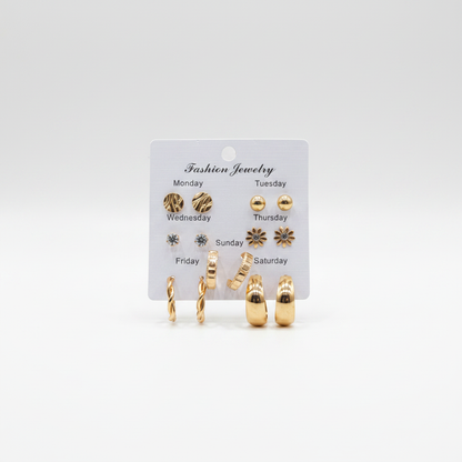 Multi Design Earring Set for Women (Set no.27)