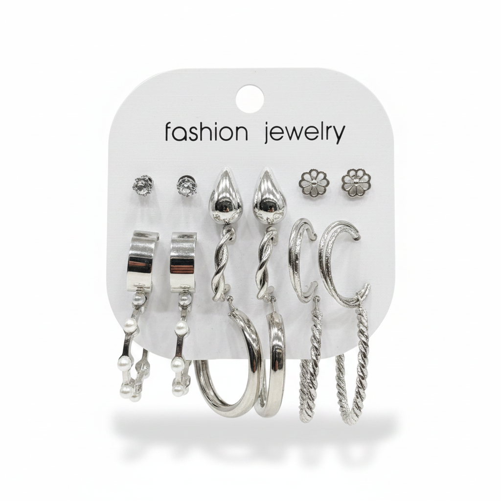 Multi Design Earring Set for Women (Set no.33)