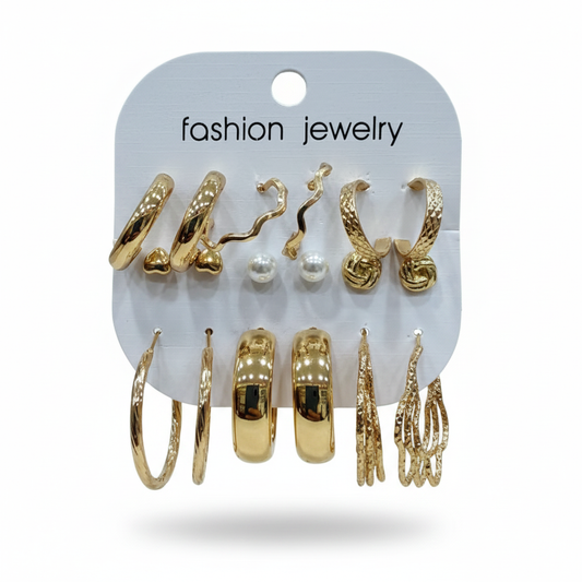 Multi Design Earring Set for Women (Set no.45)