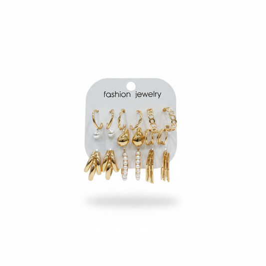 Multi Design Earring Set for Women (Set no.54)