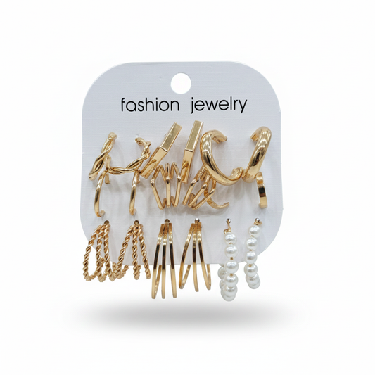 Multi Design Earring Set for Women (Set no.44)